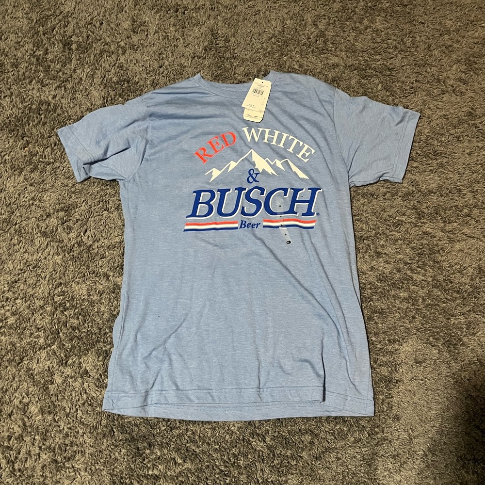 Busch shirt, never worn size medium